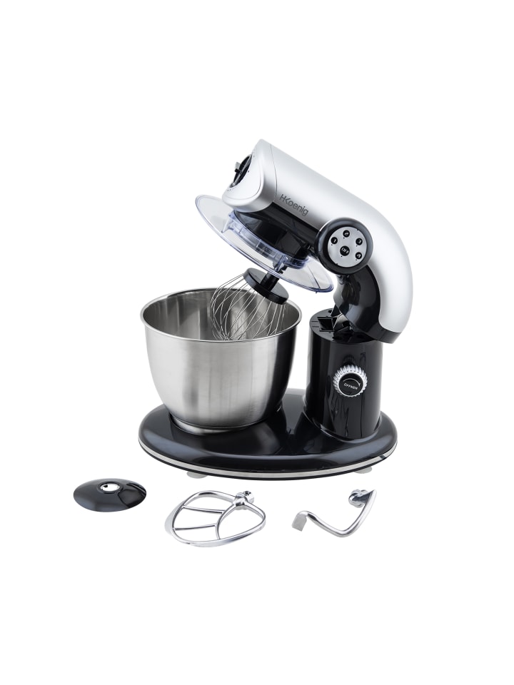 HKoenig Küchenmaschine KM80 in Silber. Schwarz günstig kaufen onesize