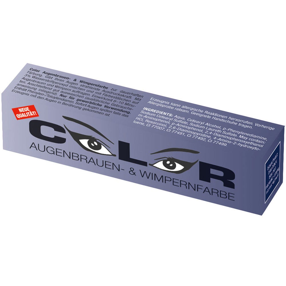 Comair Color Augenbrauen- und Wimpernfarbe blauschwarz 15 ml