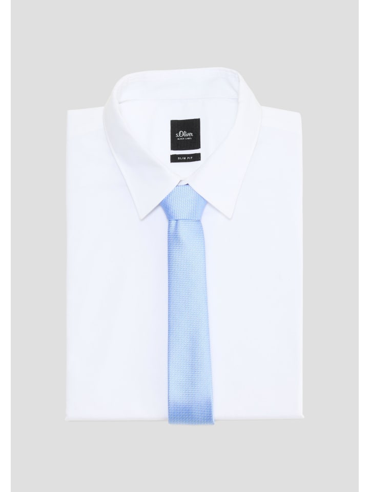 s.Oliver BLACK LABEL Krawatte in Blau günstig kaufen 1