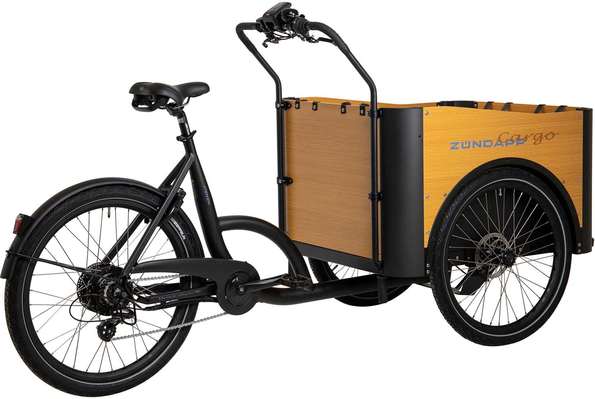 Zündapp E-Bike Cargo C2426, 7 Gang Shimano, Kettenschaltung, Heckmotor, 576 Wh Akku
