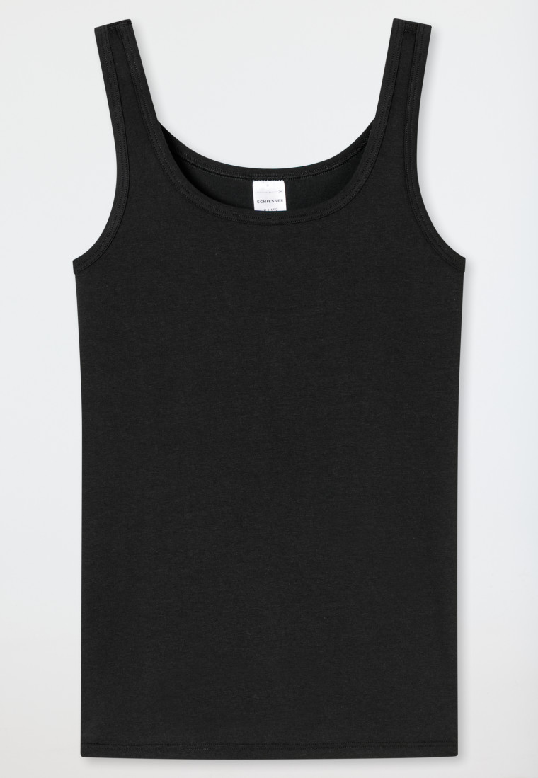 Tops 2er-Pack Organic Cotton schwarz / offwhite - 95/5