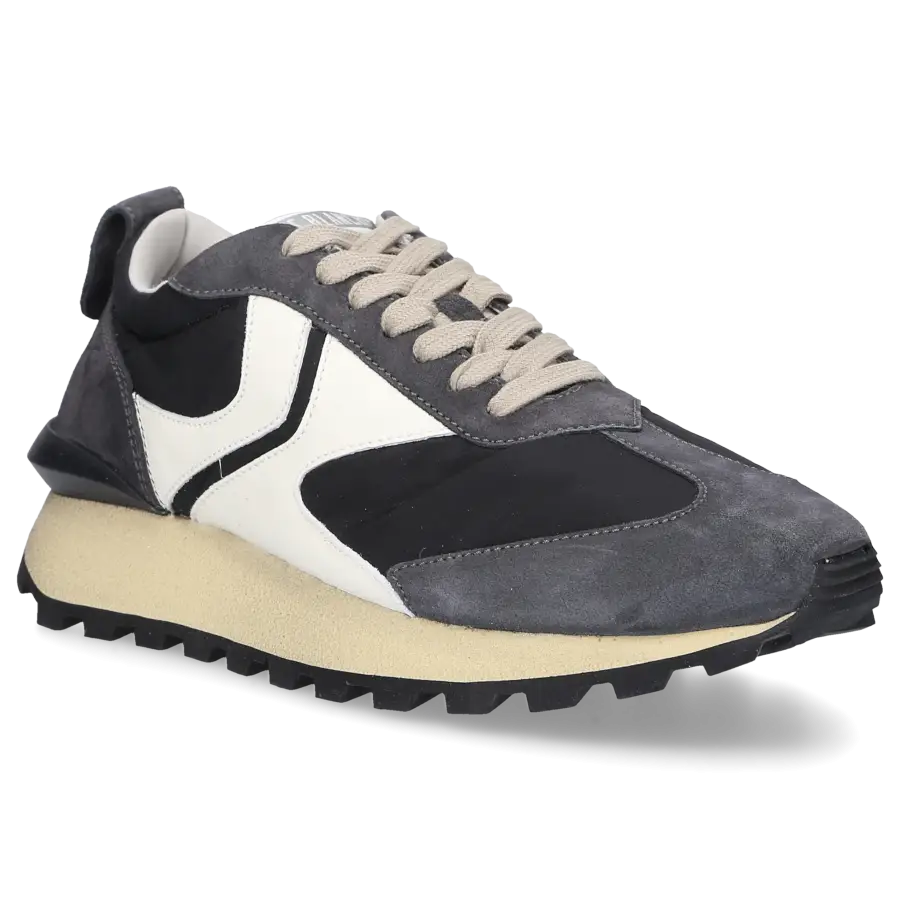 VOILE BLANCHE - Sneaker low Qwark MAN Kalbsleder - schwarz