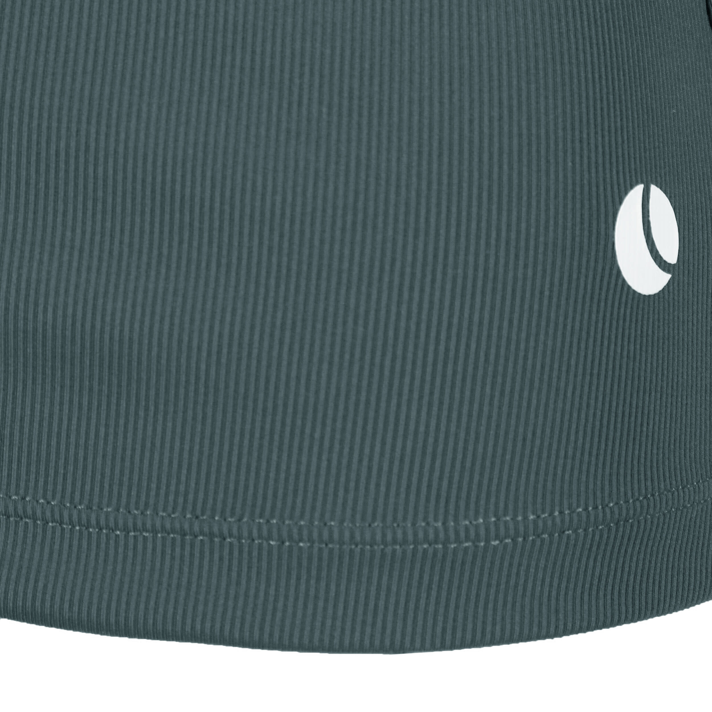 Ace Rib Pocket Tank-Top Damen - Dunkelgrün
