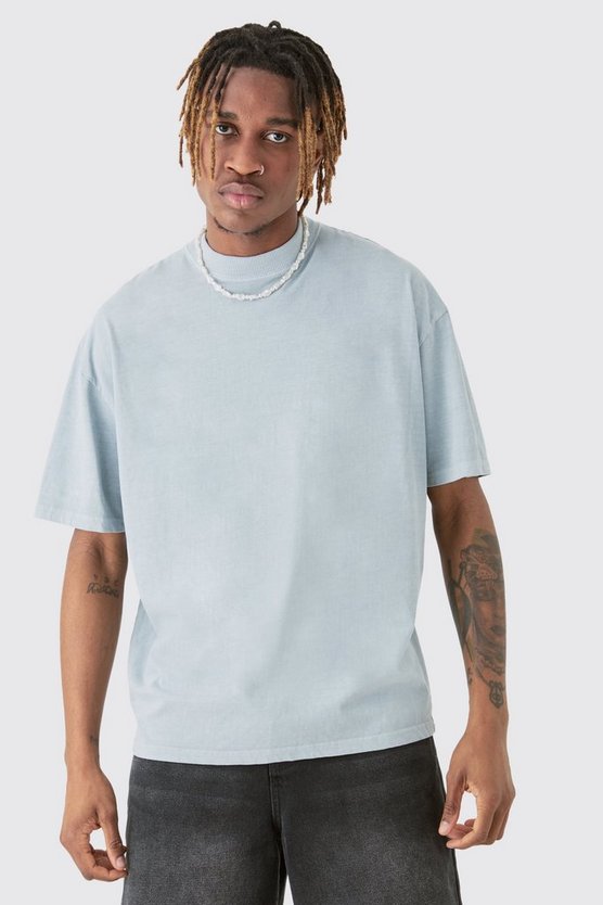 Tall T-Shirt mit Rosen-Print