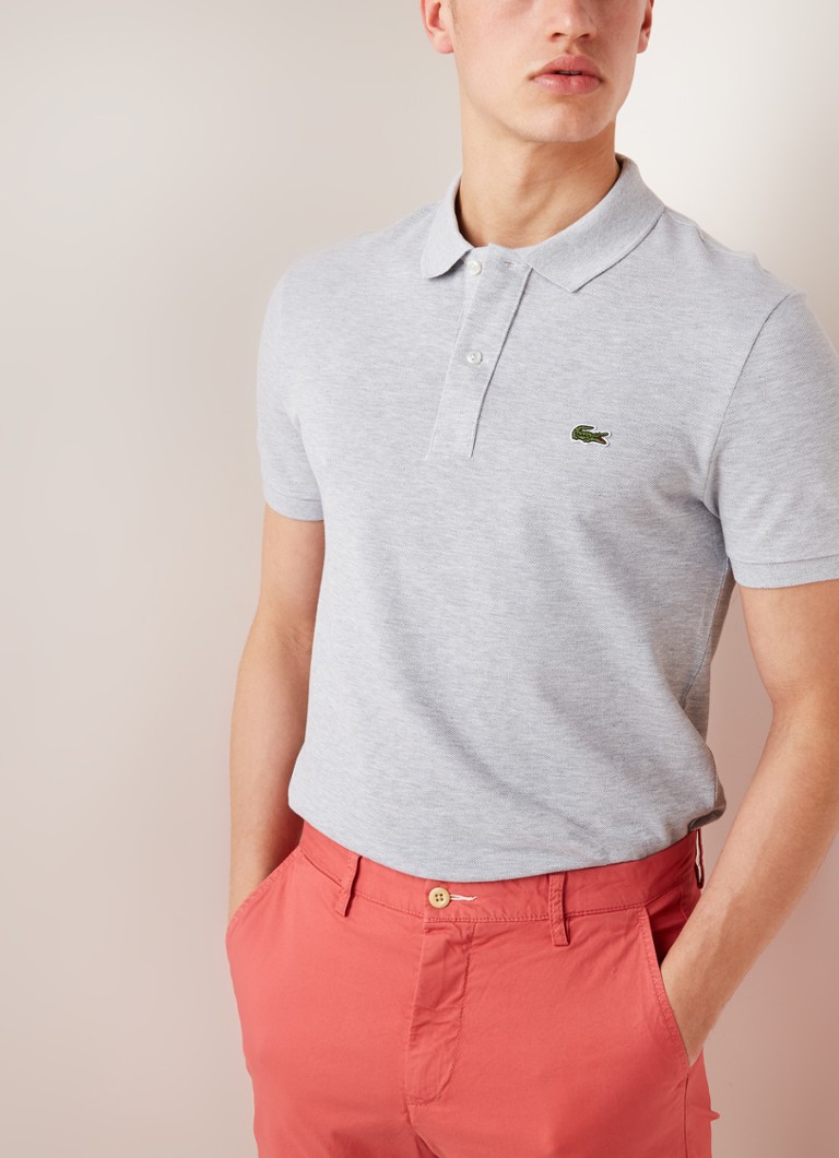 Lacoste slim fit polo made of cotton piqué