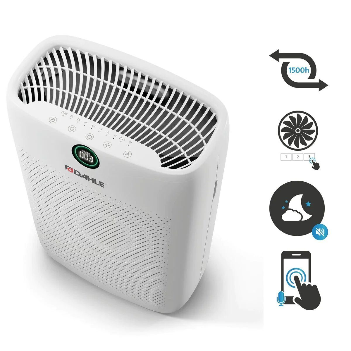 DOTMALL Luftreiniger Dahle DA20, für 28 m² Räume, Smart