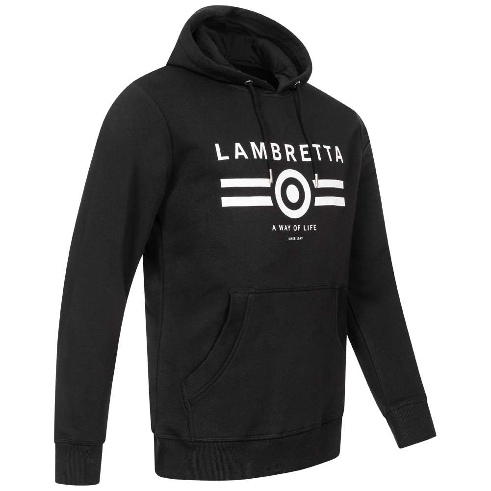 Lambretta Logo Herren Hoodie SS10887-BLACK