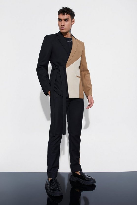 Slim-Fit Wickel-Blazer
