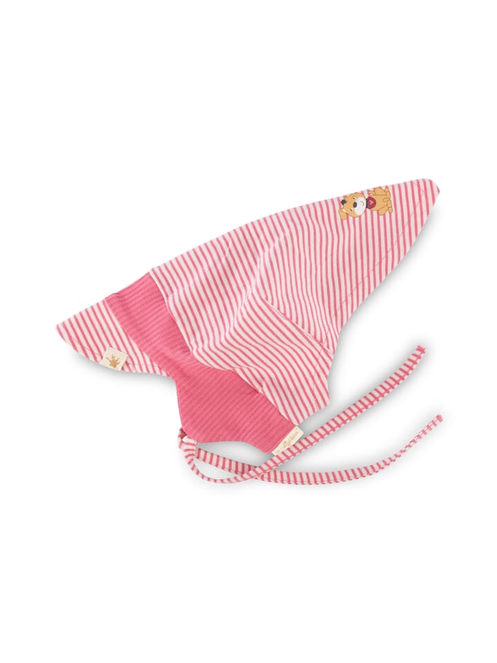 Sigikid Kopftuchmütze Funny Dog in Rosa/Weiß günstig kaufen