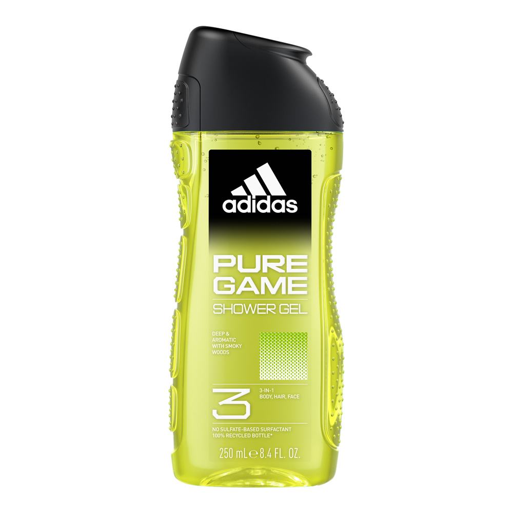 adidas Pure Game - Formule vegan et testé dermatologiquement Gel douche - 250 ML