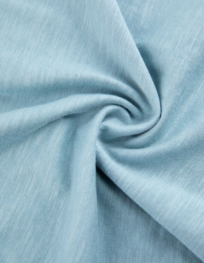 Langarmshirt - Henley-Ausschnitt