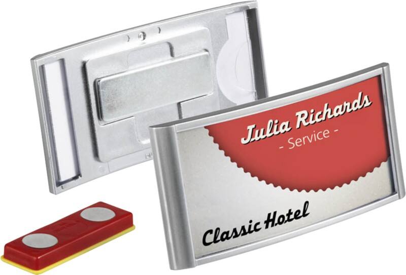 DURABLE Classic Namensschilder Magnet 8,3 x 5 x 23,8 cm ABS (Acrylnitril-Butadien-Styrol) 10 Stück