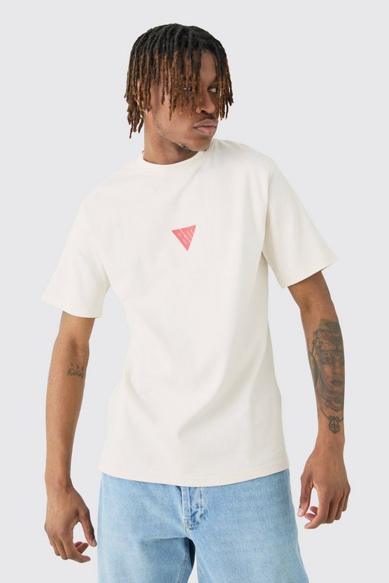 Tall Slim-Fit T-Shirt mit Print