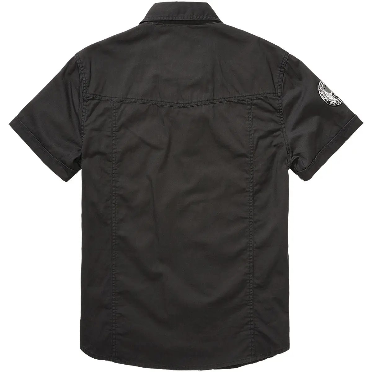 Luis Vintage Shirt kurzarm schwarz