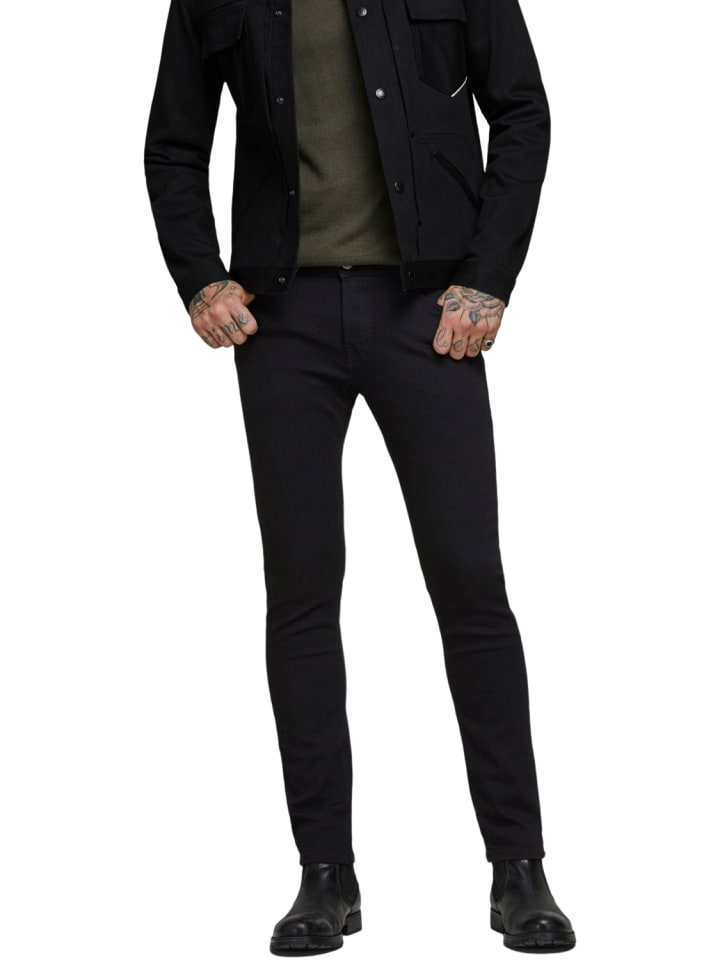 Jack & Jones Jeans GLENN slim in Schwarz günstig kaufen