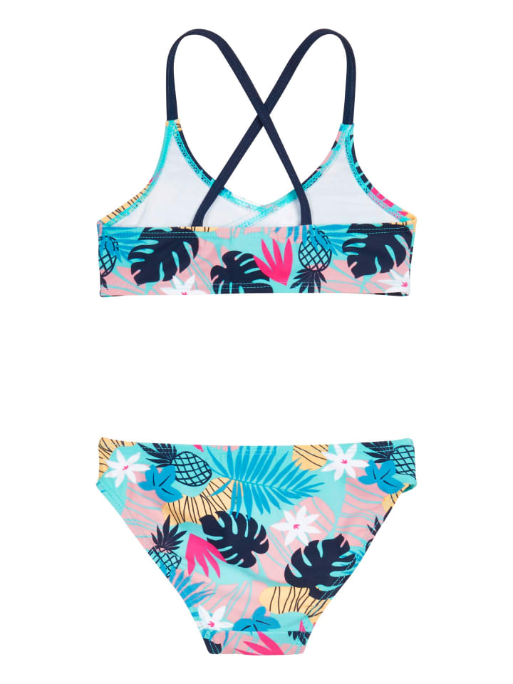 Playshoes UV-Schutz Bikini Blumen in Petrol günstig kaufen
