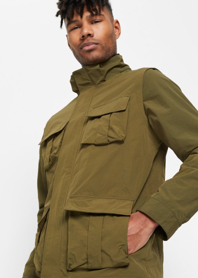 2 in 1 Funktions-Jacke mit abtrennbaren Ärmeln