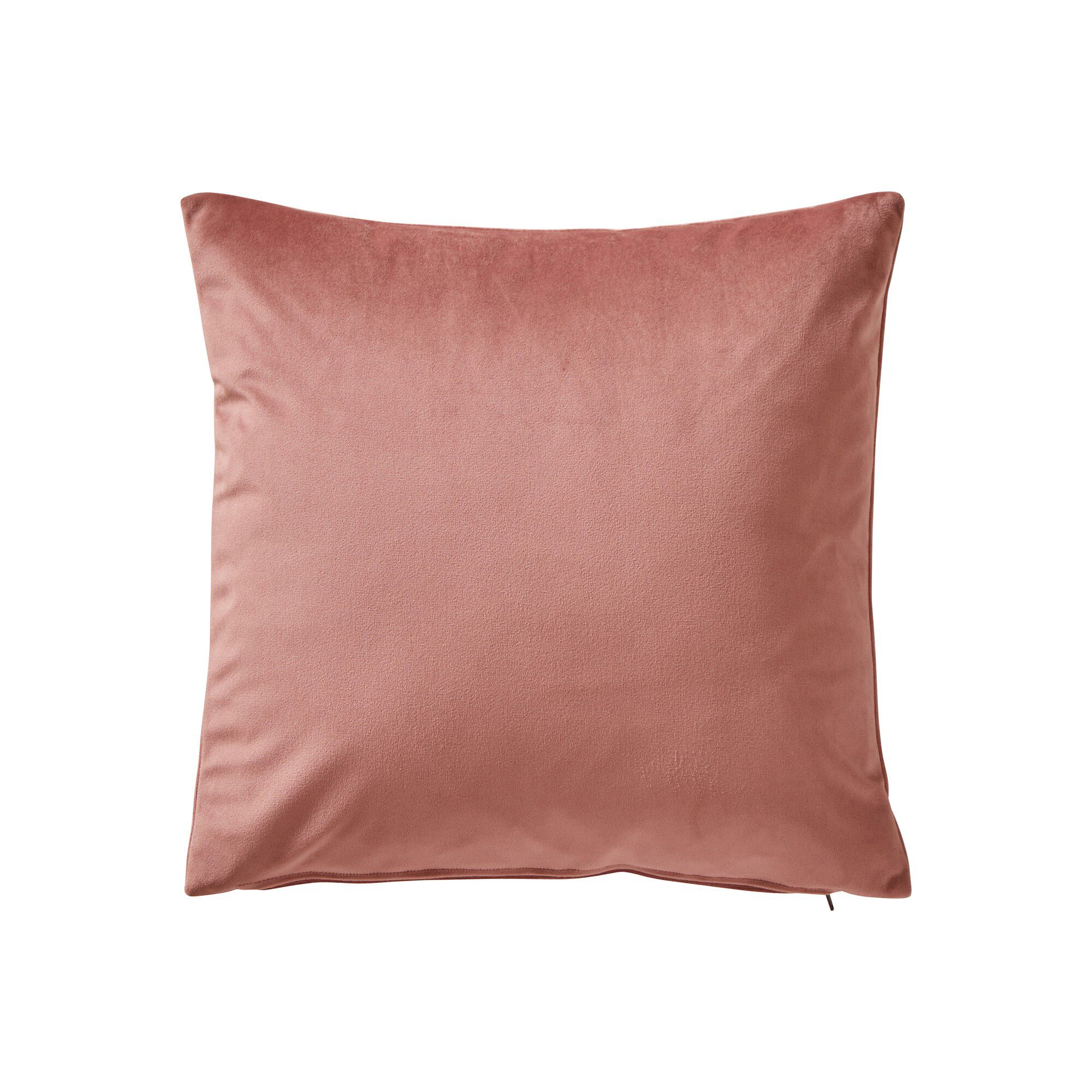 Housse coussin en velours uni