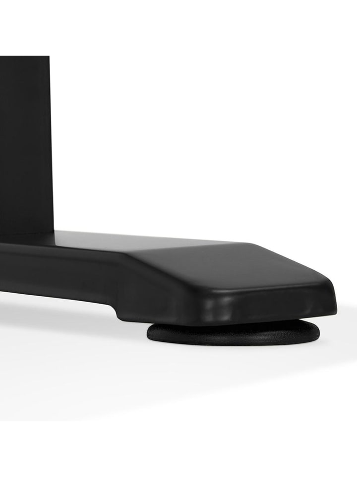 KADIMA DESIGN Schreibtisch höhenverstellbar 160x80 cm, modern funktional in Braun-Schwarz günstig kaufen