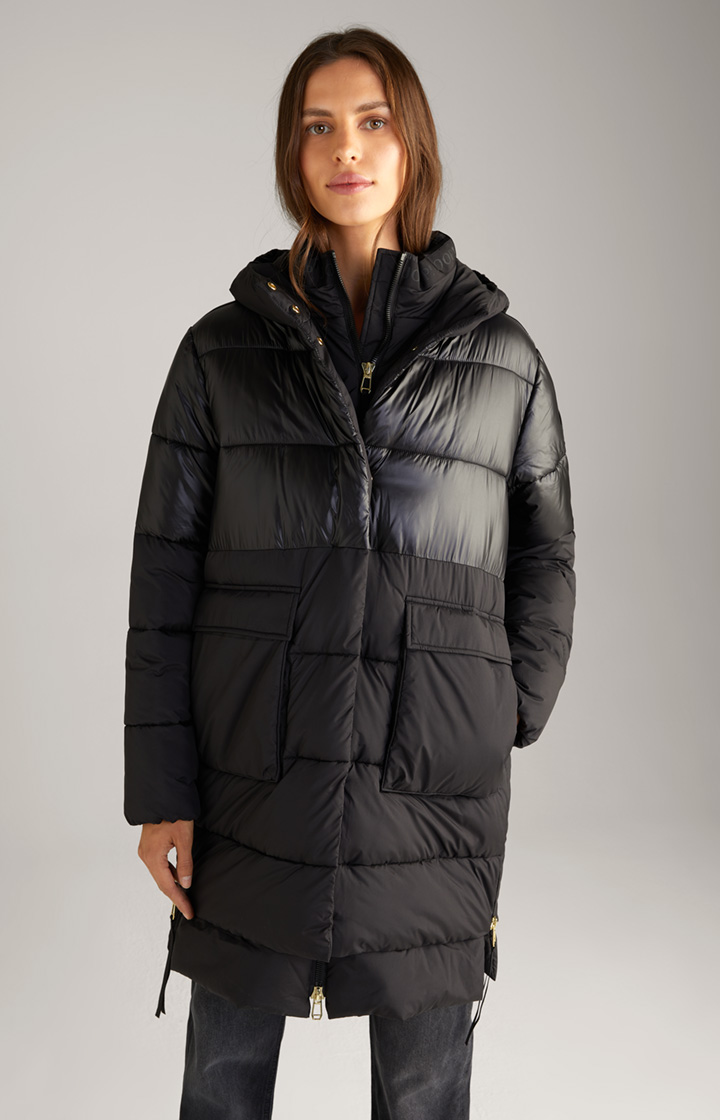Steppjacke in Schwarz
