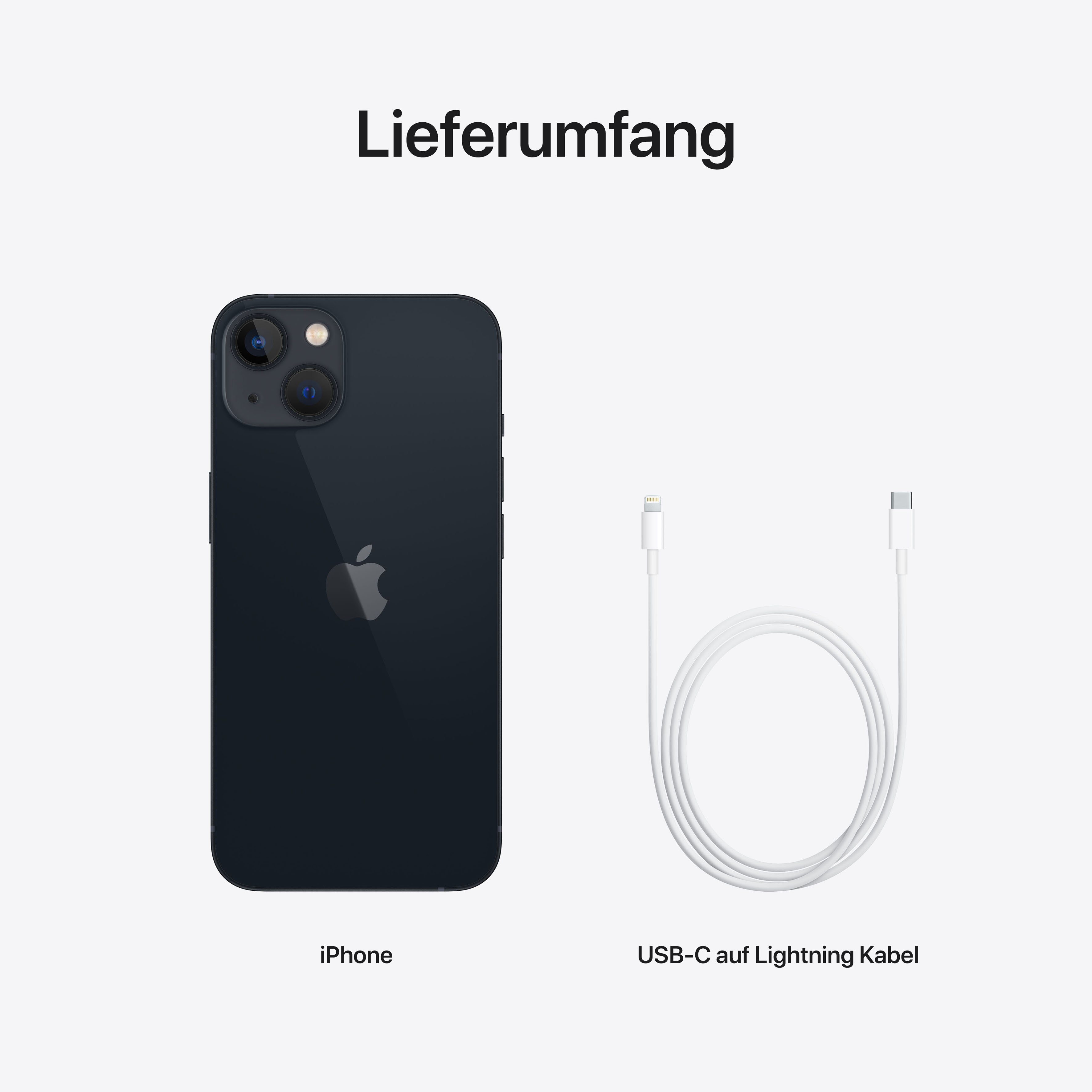 Apple iPhone 13 Smartphone (15,4 cm/6,1 Zoll, 512 GB Speicherplatz, 12 MP Kamera)