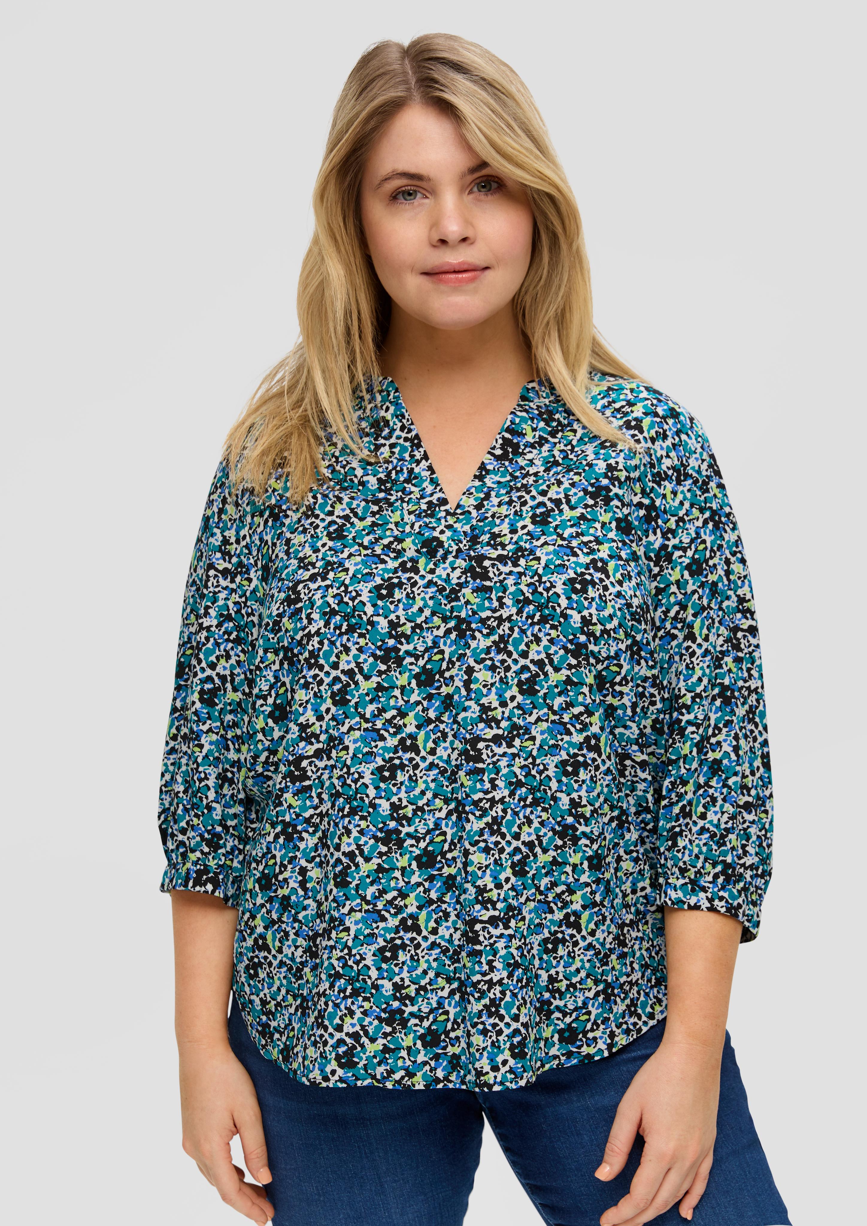 Bluse aus Viskose mit 3/4-Ärmeln  2149217-99A0
