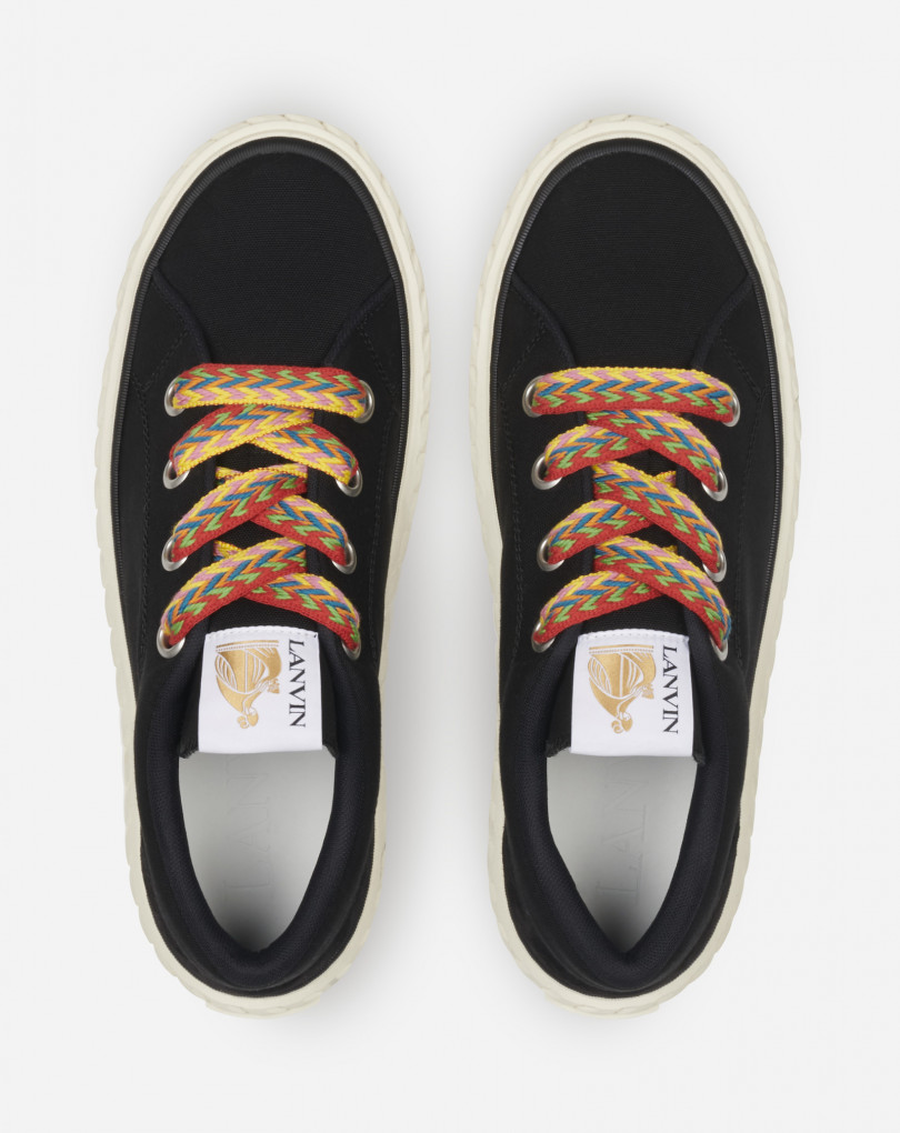 SNEAKERS CURBIES EN TOILE DE COTON