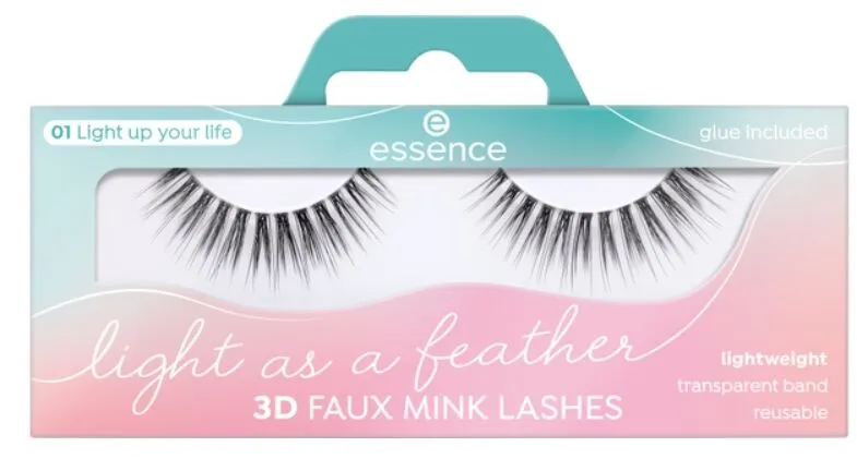 Βλεφαρίδες Essence Light As A Feather 3D Faux Mink Lashes 01 Ψεύτικες βλεφαρίδες