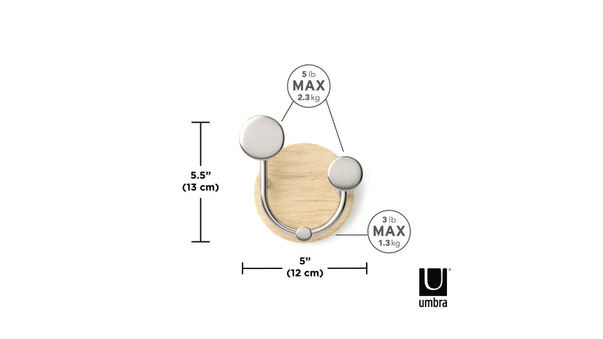 umbra Melody Garderobenhaken 3er