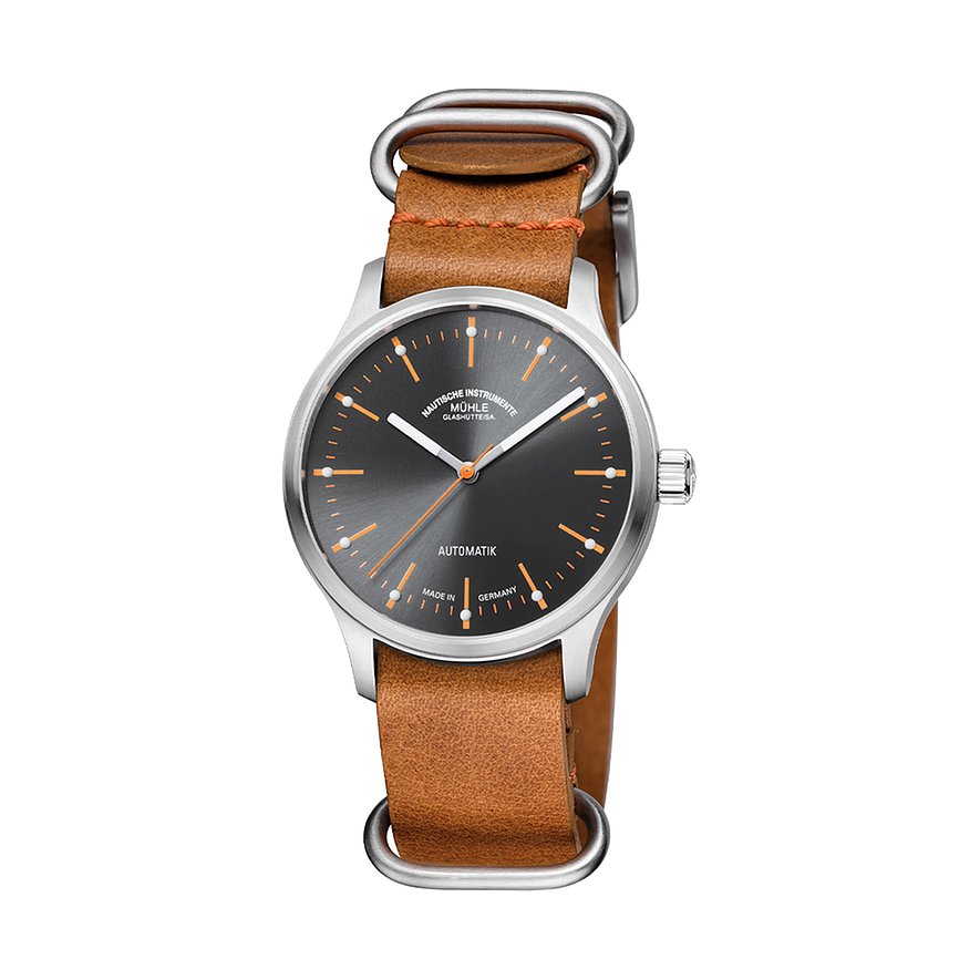 Mühle-Glashütte Unisexuhr Panova Grau