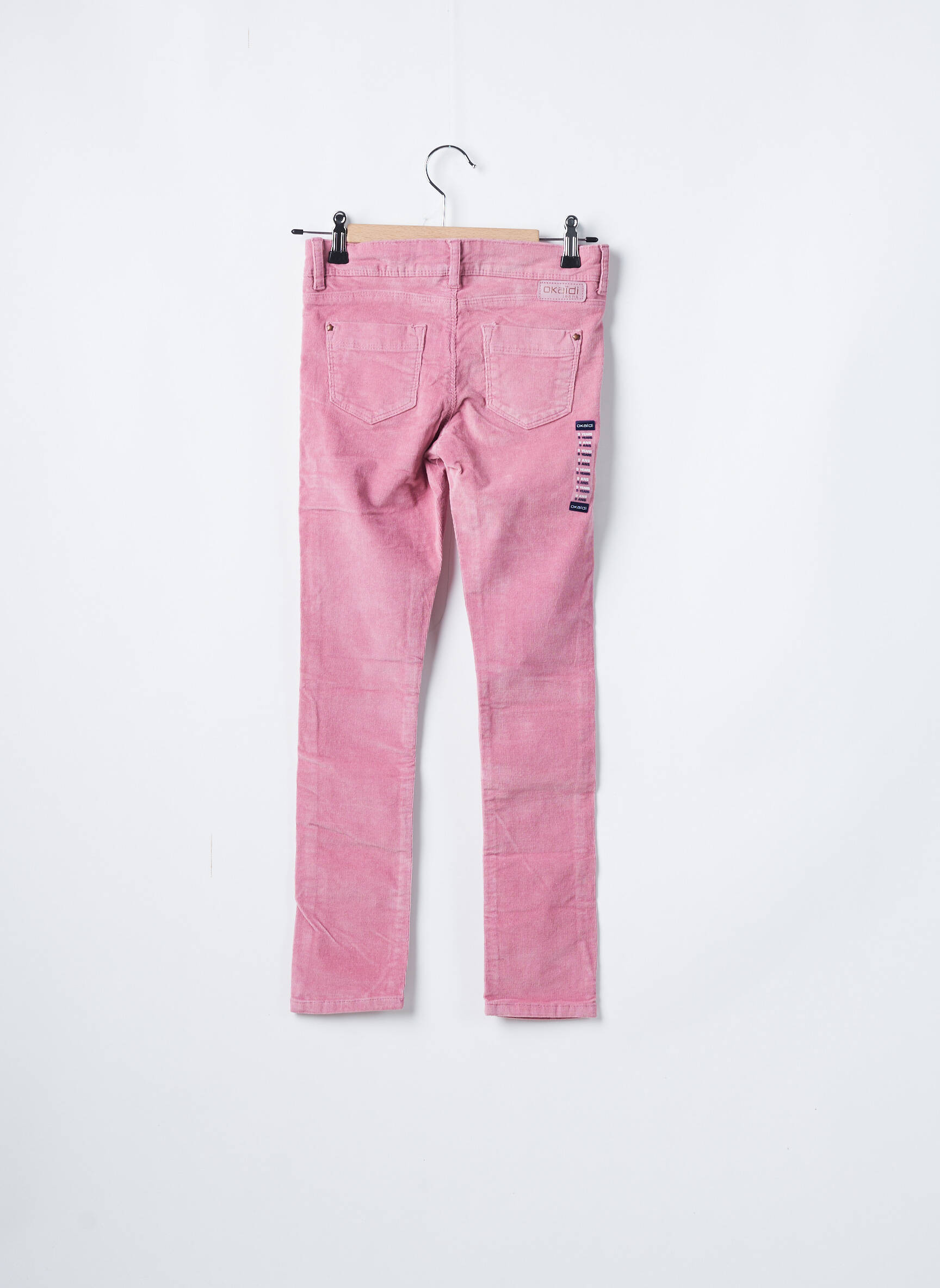 Okaidi Pantalons Droits Fille couleur rose