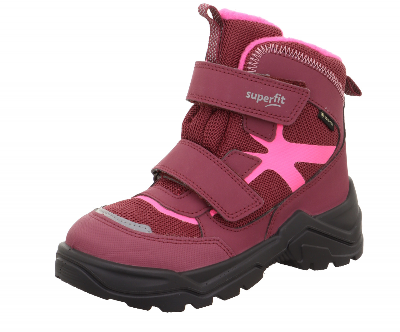 SNOW MAX - Rosa/Pink Boots mit Klettverschluss