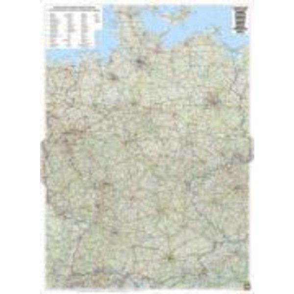 FuB Deutschland physisch 1 : 700 000 - Poster