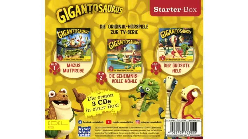 Starter-Box(1)-Folge 1-3 Gigantosaurus