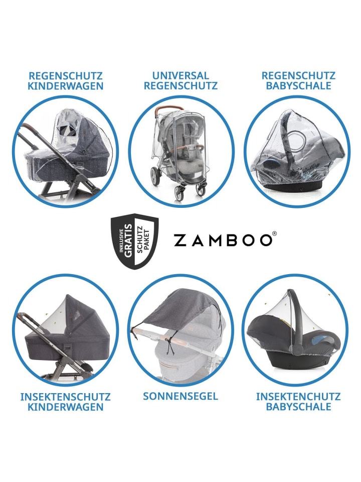 ABC-Design 3in1 Kinderwagen-Set Salsa Run - Babywanne, in blau,schwarz günstig kaufen onesize