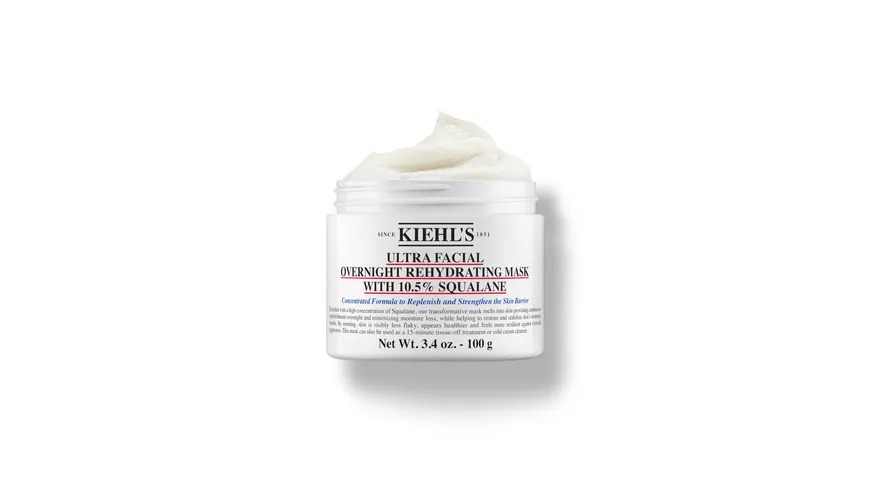 KIEHL'S Ultra Facial Overnight Rehydrating Mask with 10,5% Squalane 100 ml
