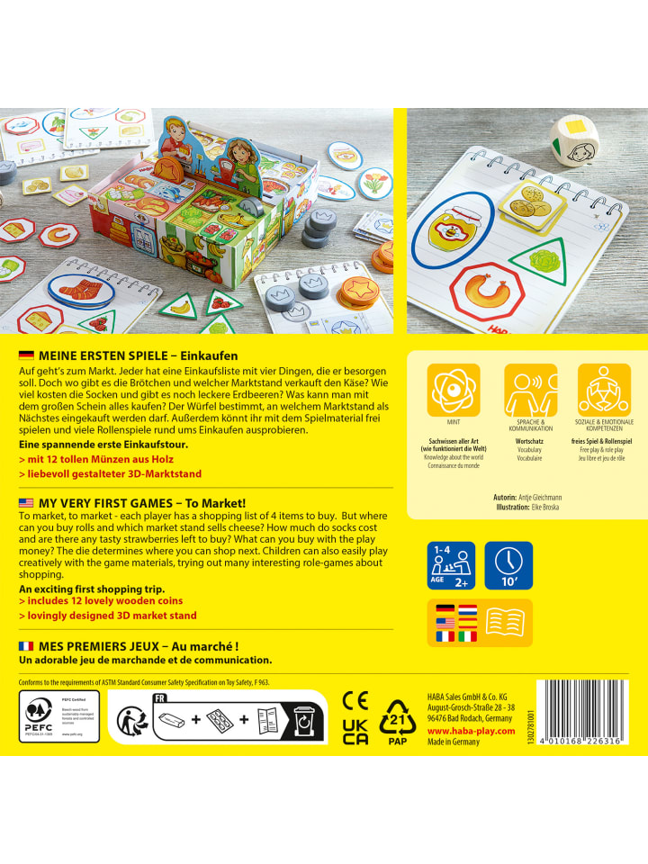 Haba Spiel Meine ersten Spiele in Einkaufen günstig kaufen onesize