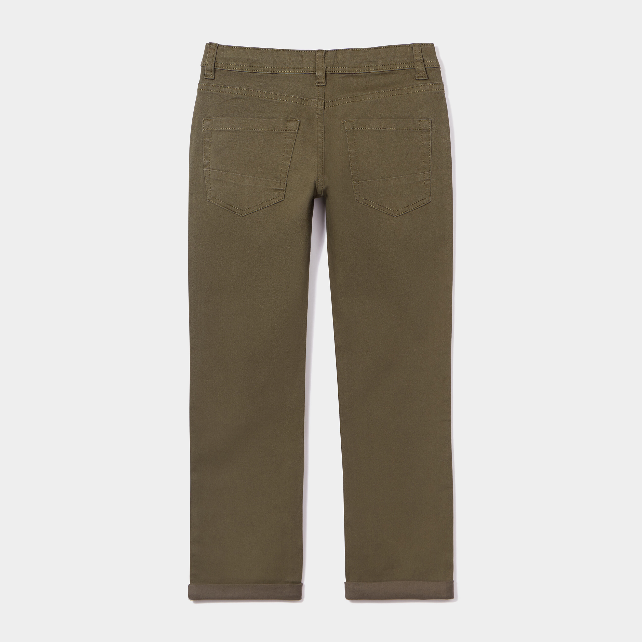 Pantalon regular vert kaki garçon | La Halle