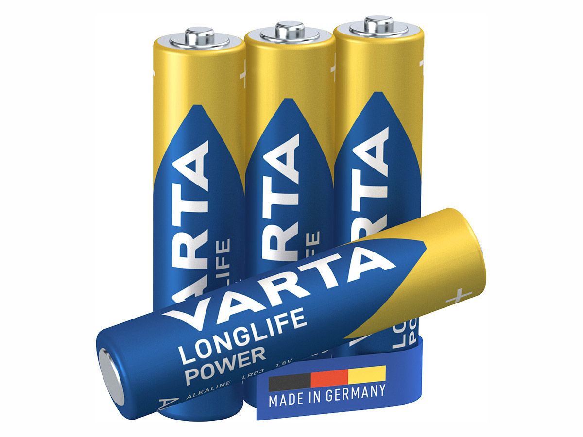 Varta 4x Longlife Power AAA Batterien