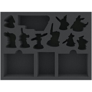 2-teiliges Feldherr Schaumstoff-Set für Warhammer Underworlds: Gnarlwood - Grundspielbox