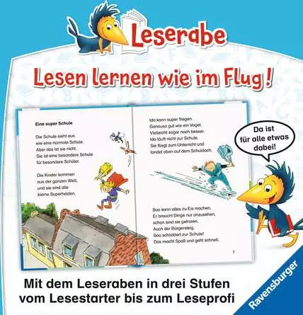 Leserabe - 2. Lesestufe: Die Superhelden-Schule