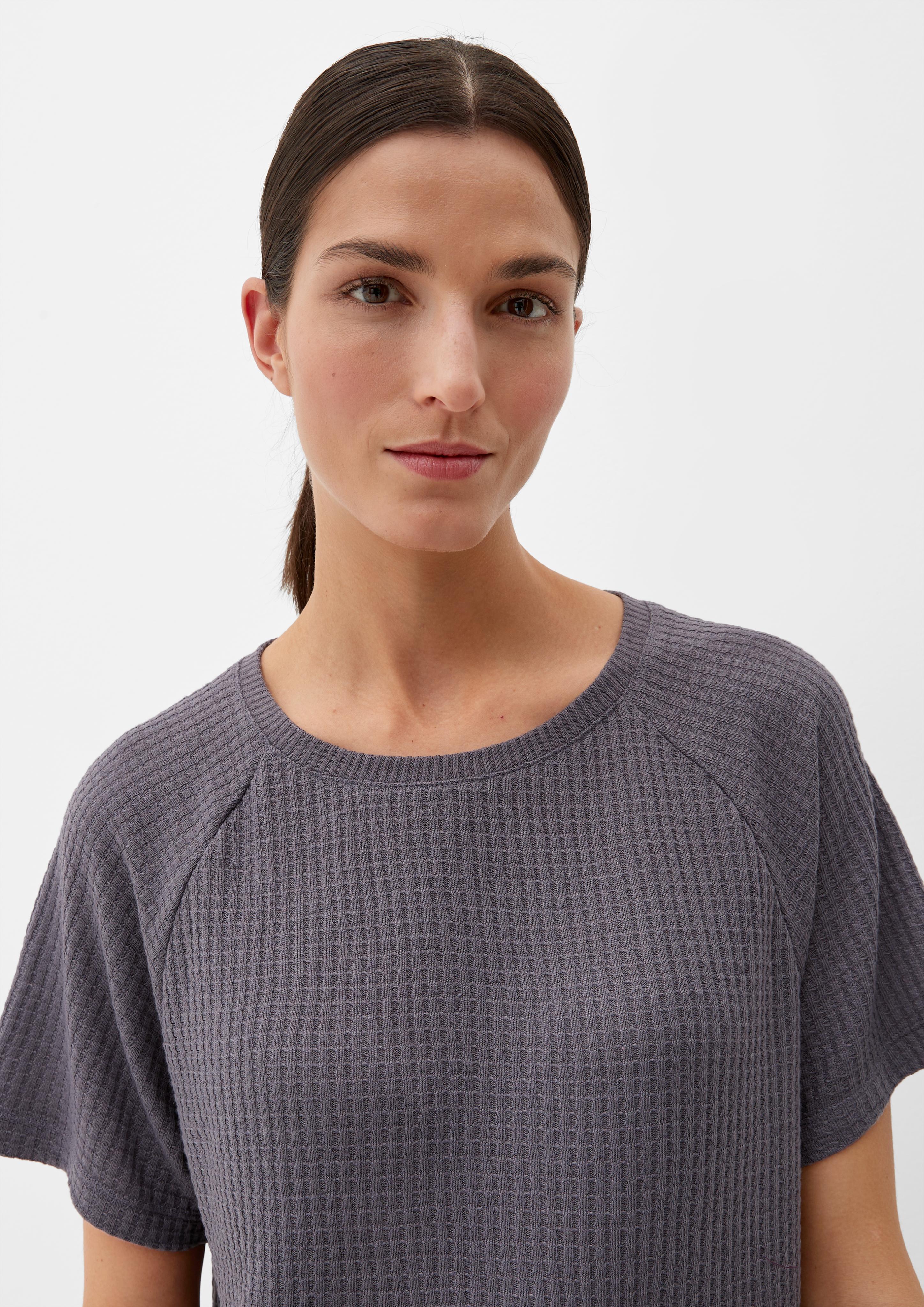 Nachtshirt in Waffelpiqué-Struktur  6007804-9000