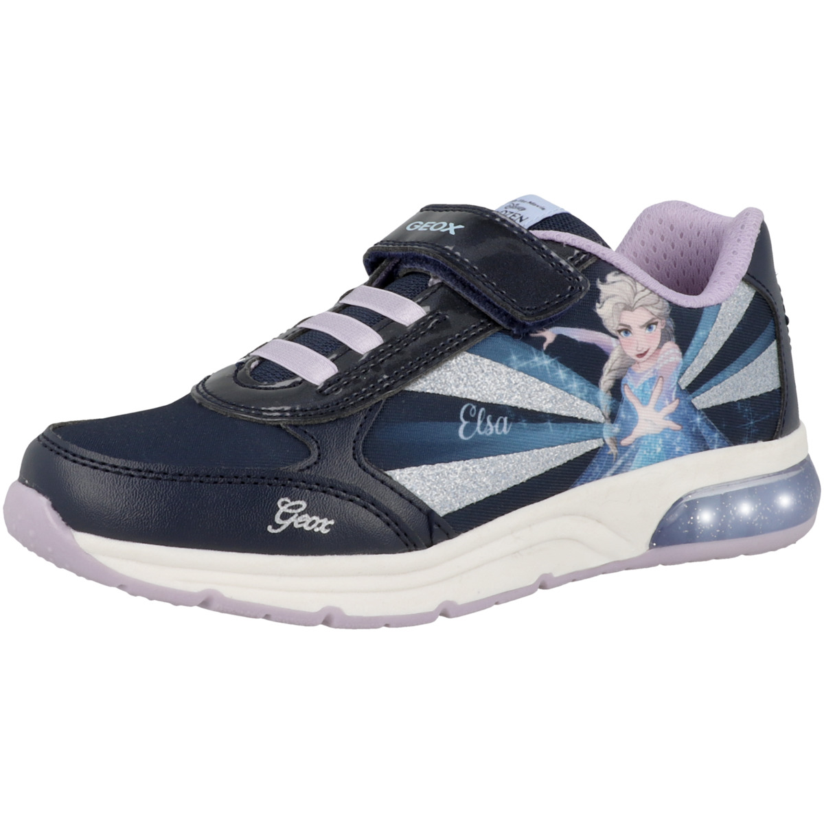 Geox J Spaceclub G. B Sneaker low blau