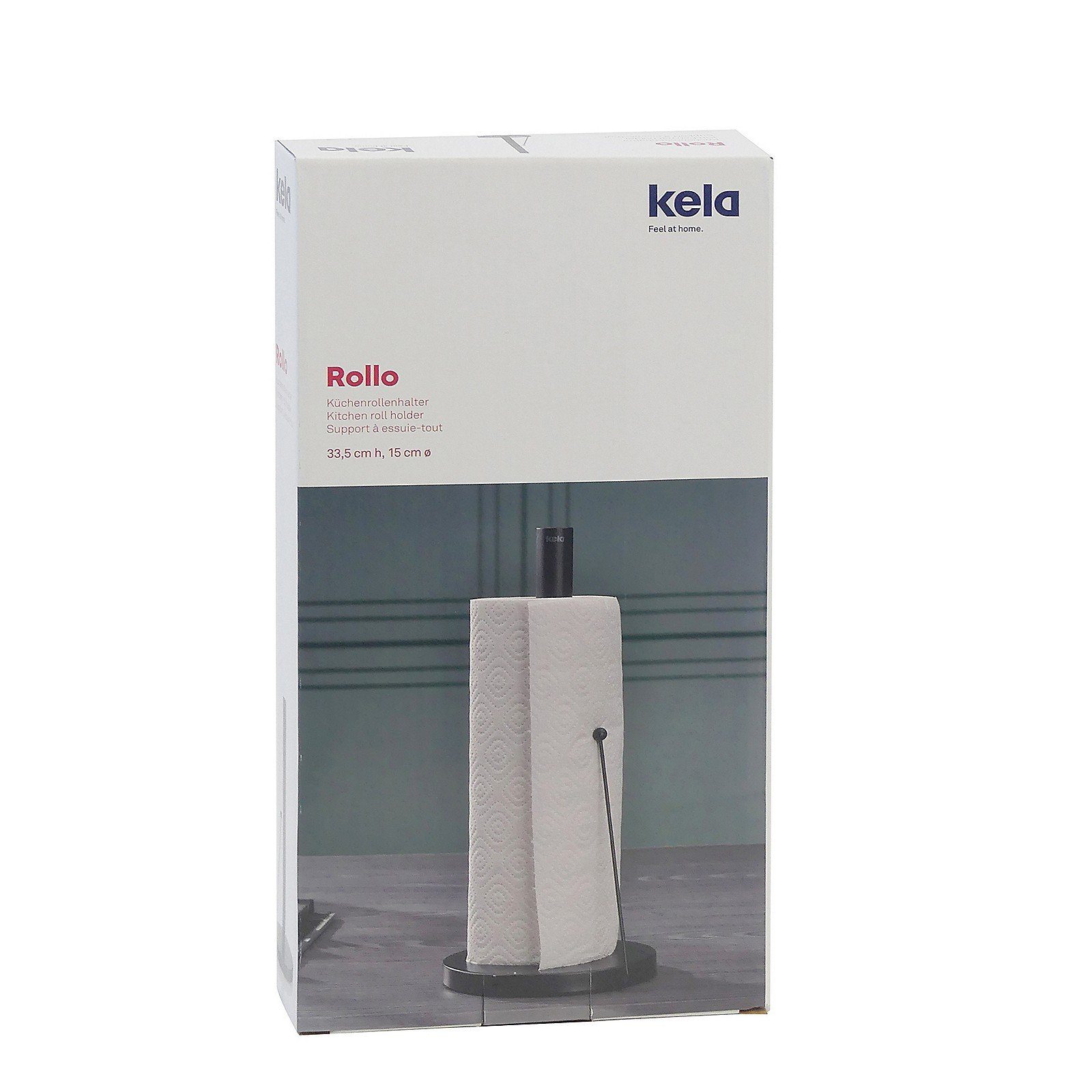 kela Küchenrollenhalter Rollo, rutschfeste Unterseite, Mattoptik