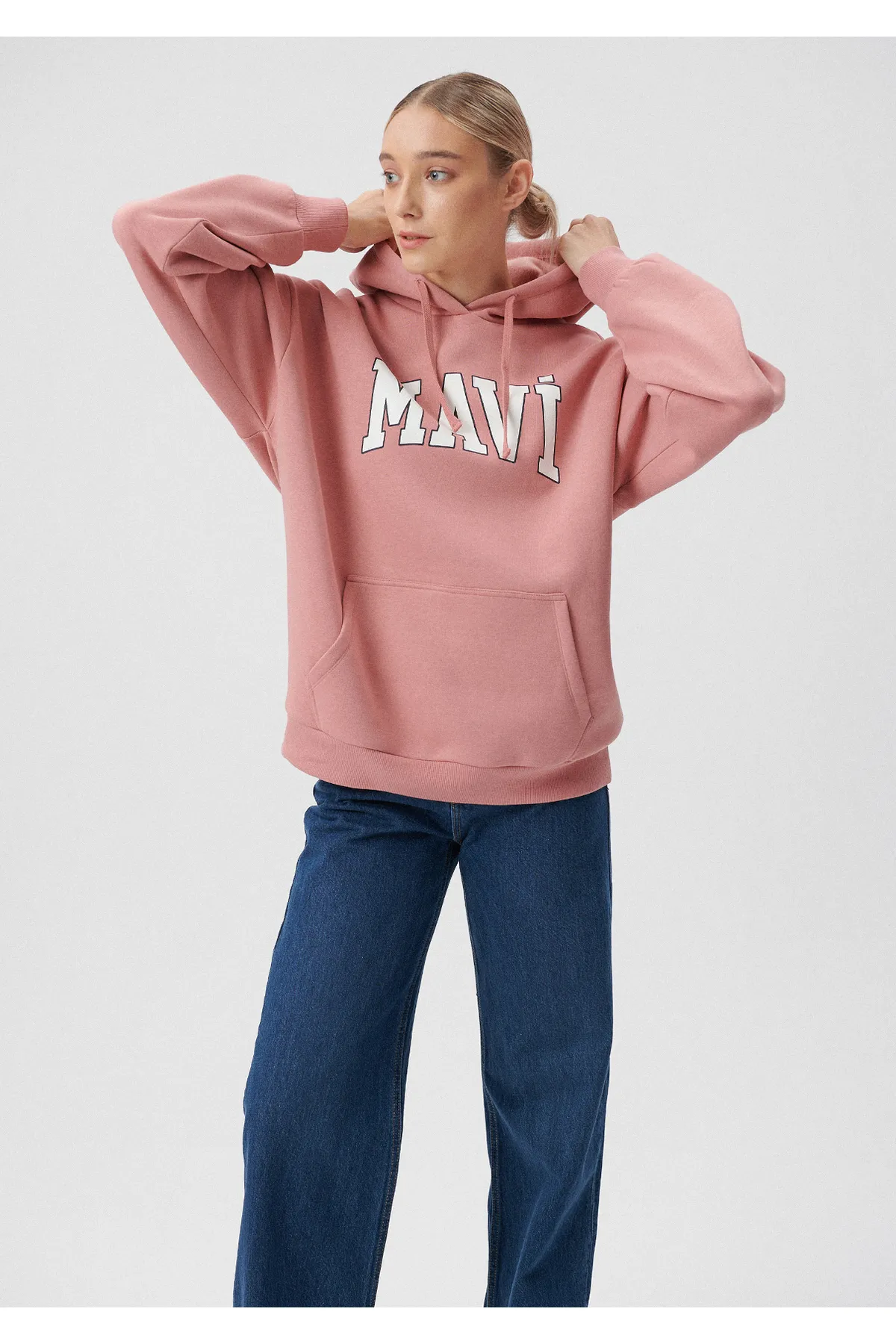 Mavi  Rosa Sweatshirt mit Kapuze und Logo-Print 1600361-70957