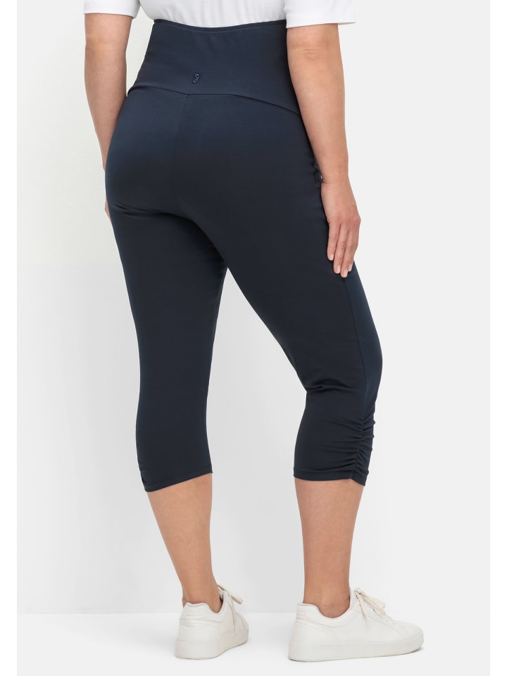 sheego Umstands-Leggings in tiefblau günstig kaufen 46