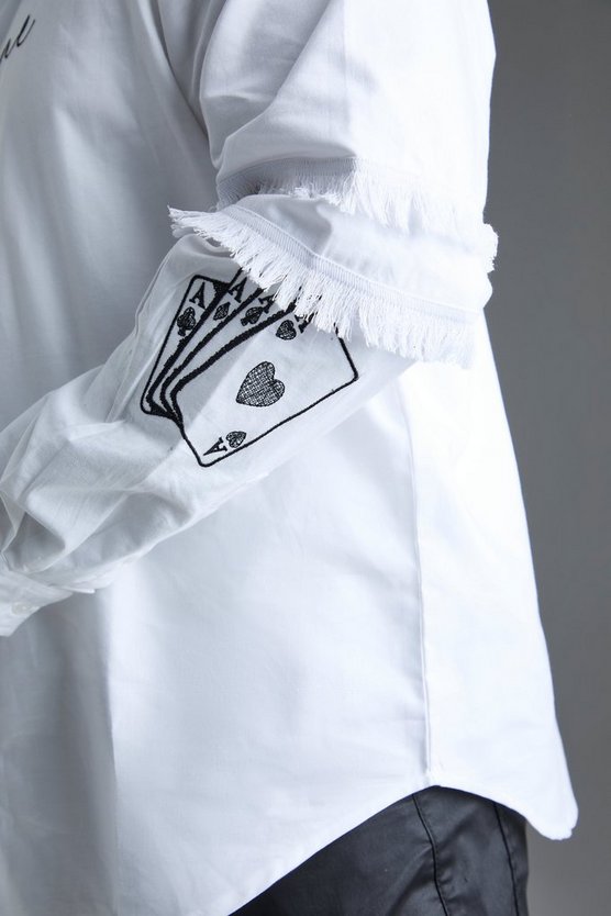 Plus Longsleeve One Of One Embroidered Shirt