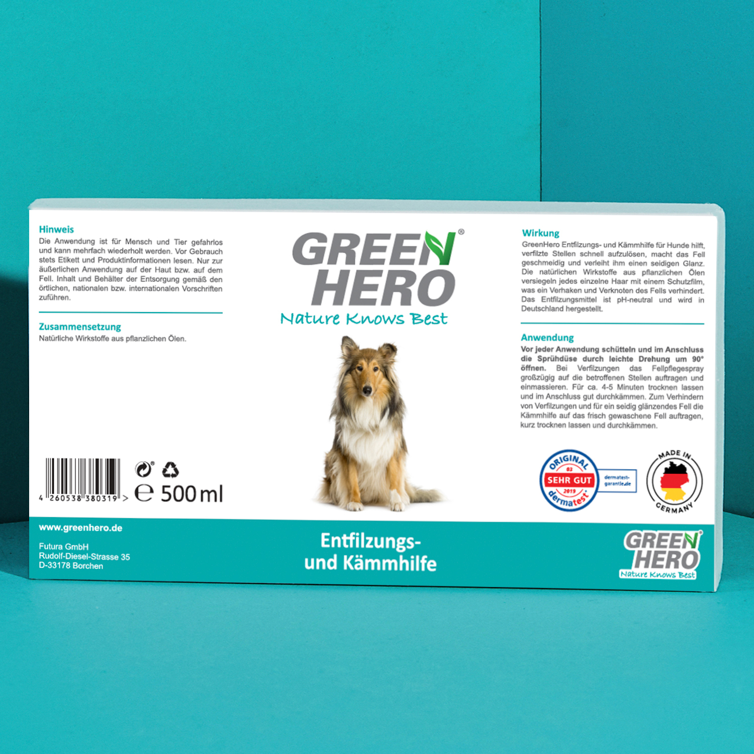 Greenhero Fellpflege Greenhero Entfilzungs- und Kämmhilfe