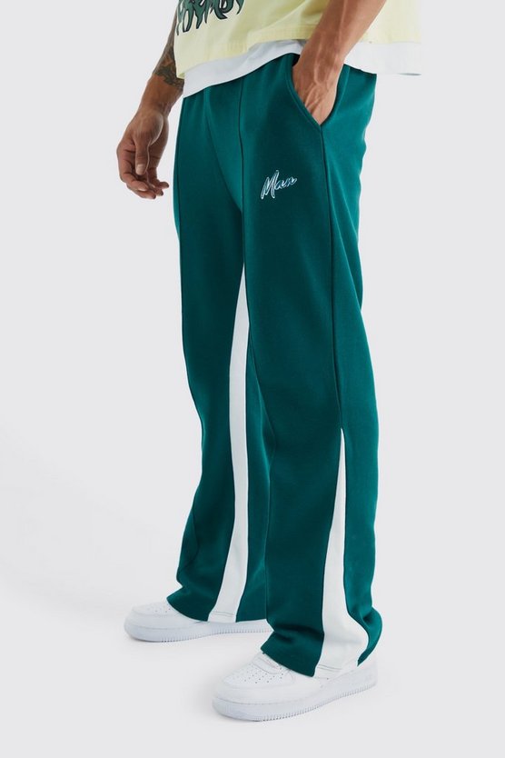 Man Jogginghose mit Kontrast-Detail