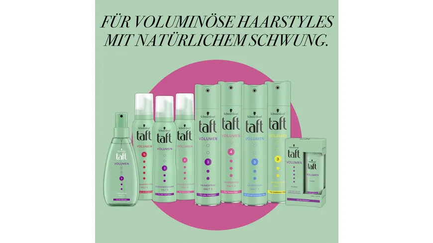 TAFT Haarspray Volumen feines Haar 250 ml Haltegrad 4 - starker Halt 250 ml